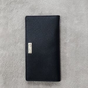 Kate Spade Laurel Way Stacy Clutch Wallet Black Saffiano